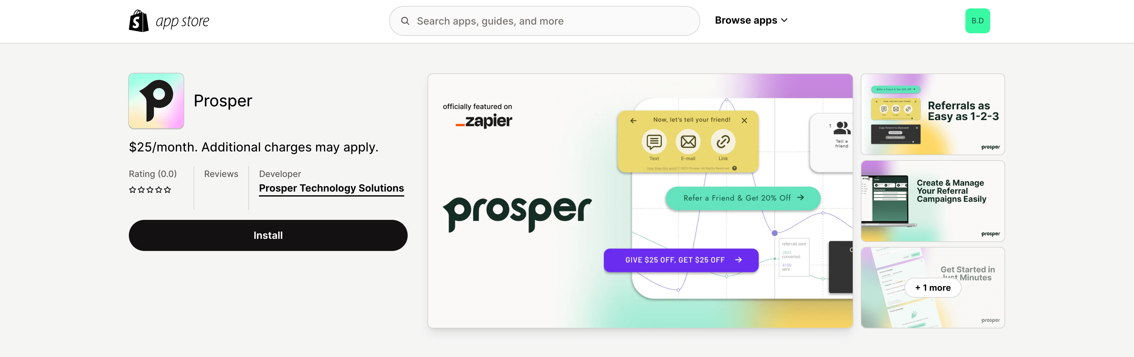 Prosper Shopify App